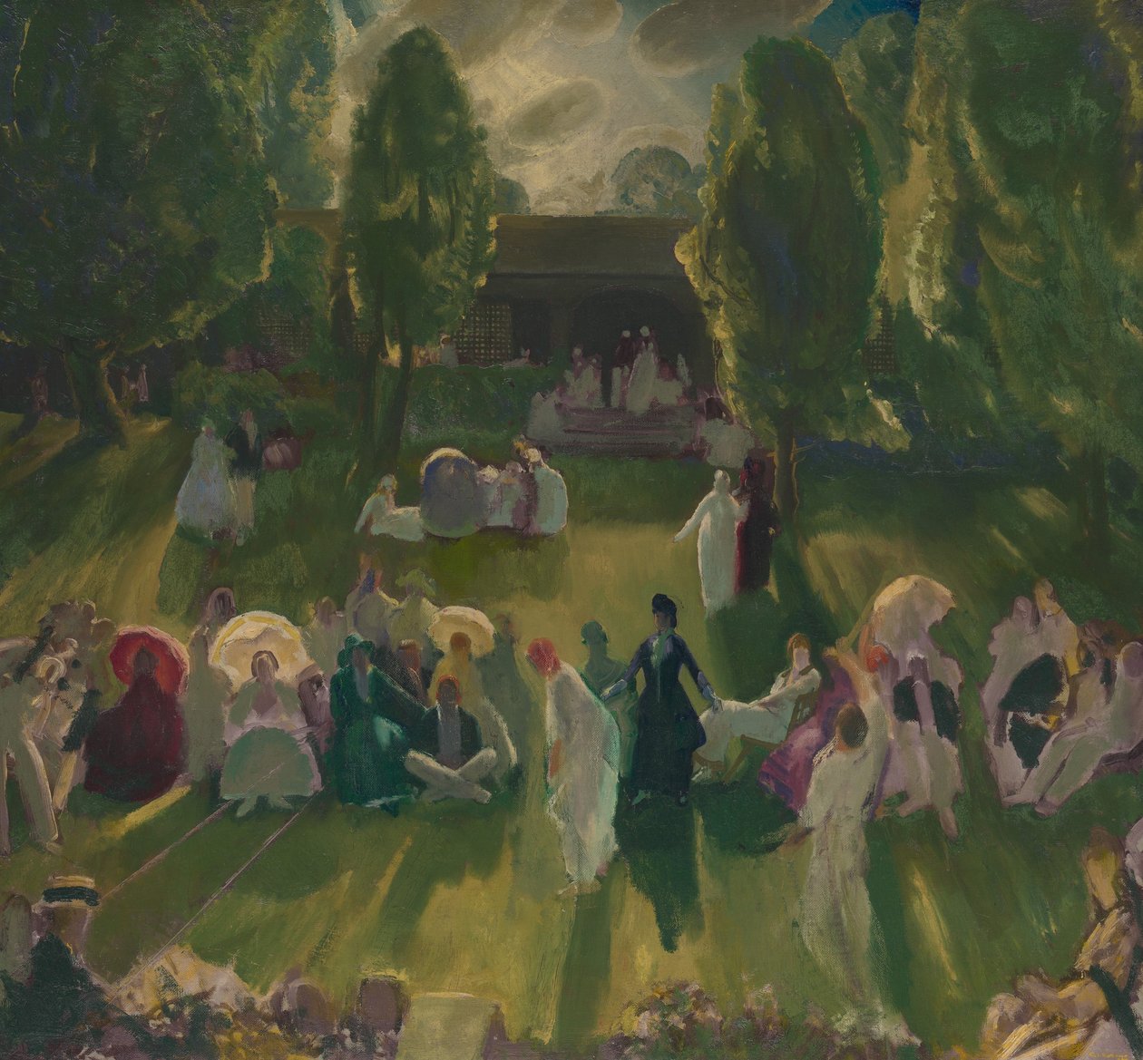 Tennis at Newport by George Wesley Bellows