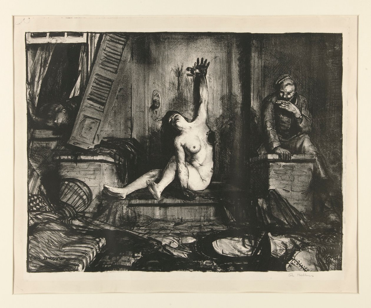 The Cigarette from the War Series by George Wesley Bellows