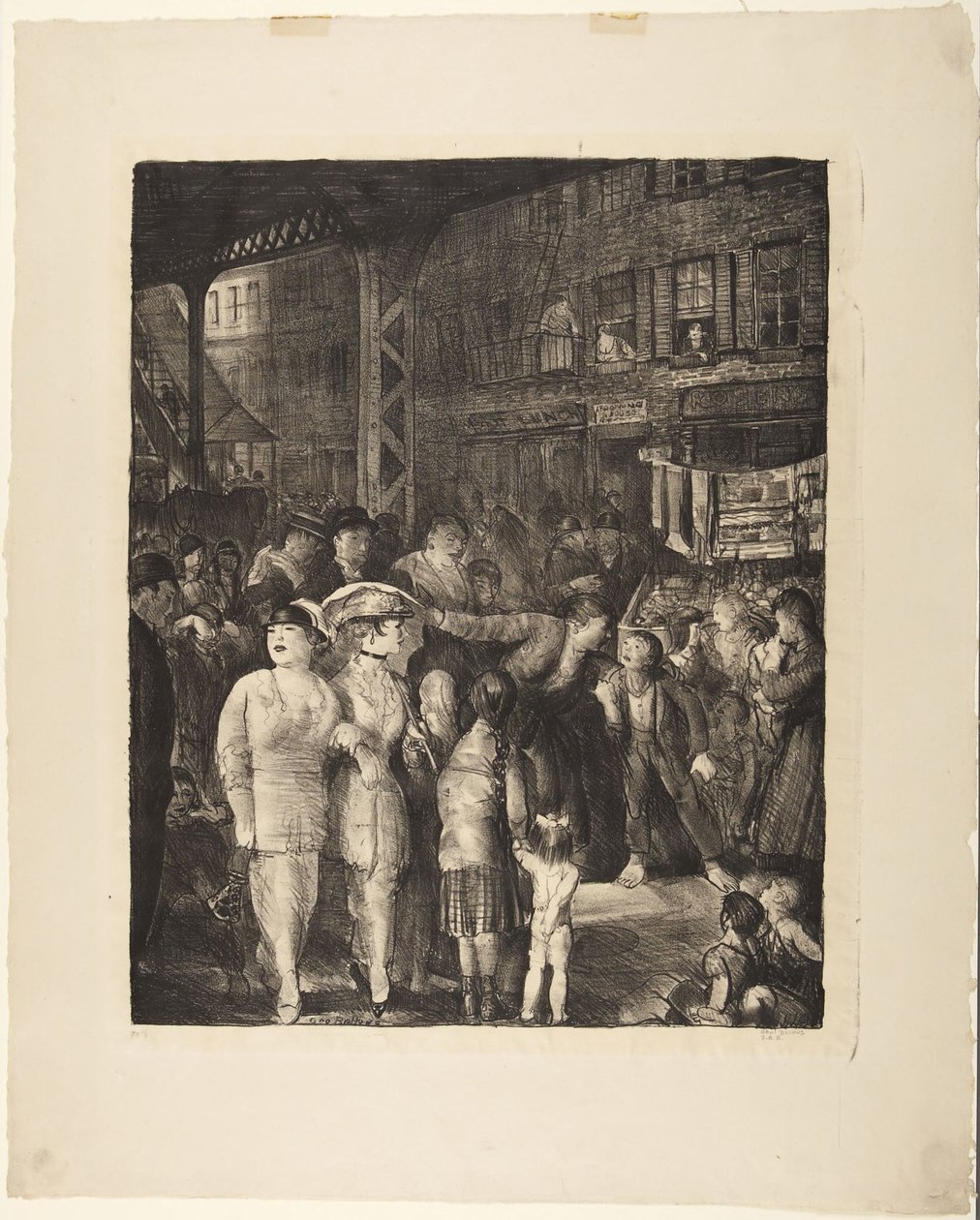 The Street by George Wesley Bellows