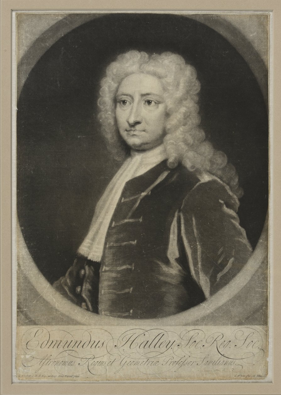 Edmundus Halley, c.1705 by George White