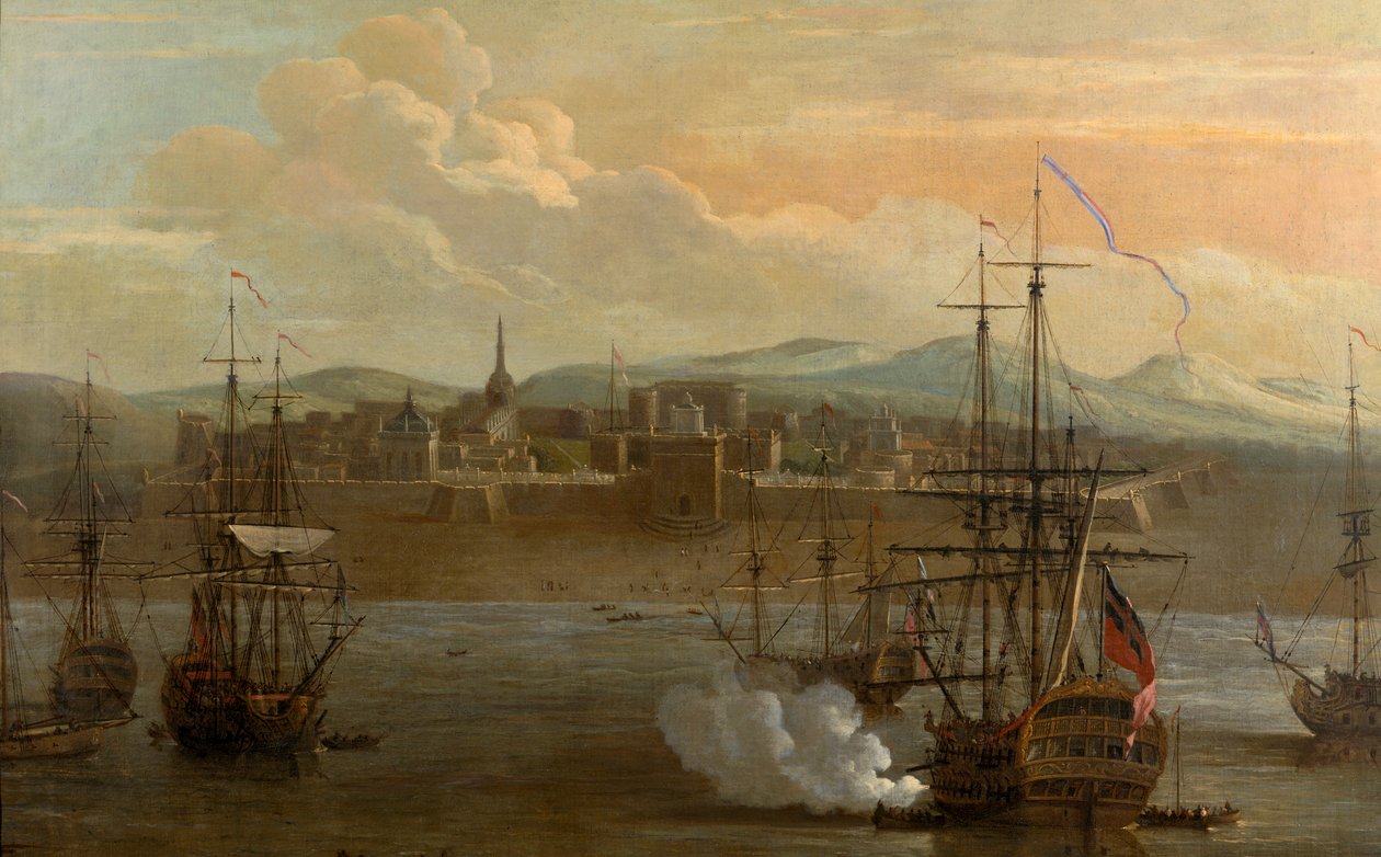 A Painting of Fort St George in Madras, India, in 1731 by George and Scott Samuel (1710 72) Lambert