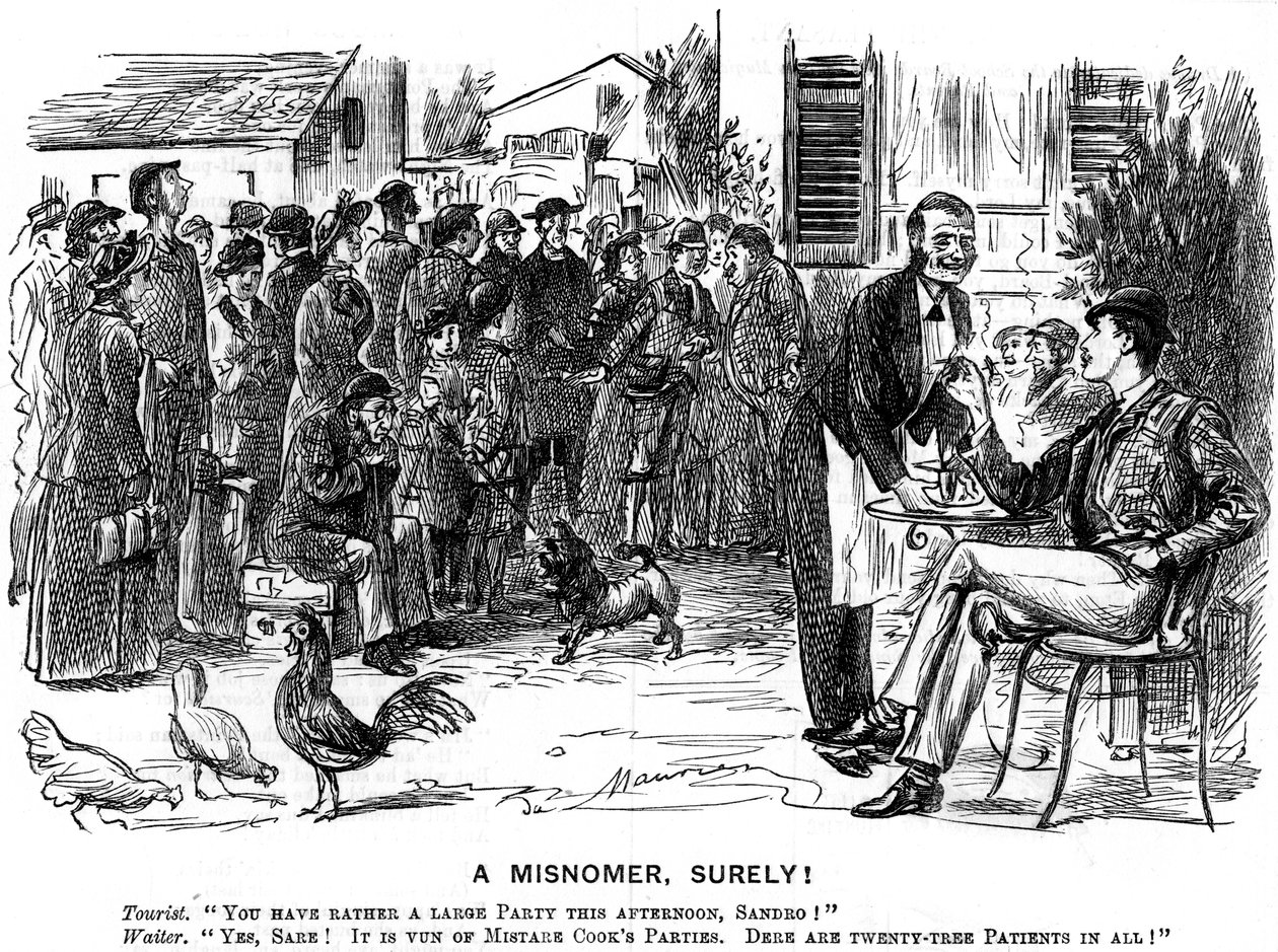 A Misnomer, Surely!, 1880 by George du Maurier