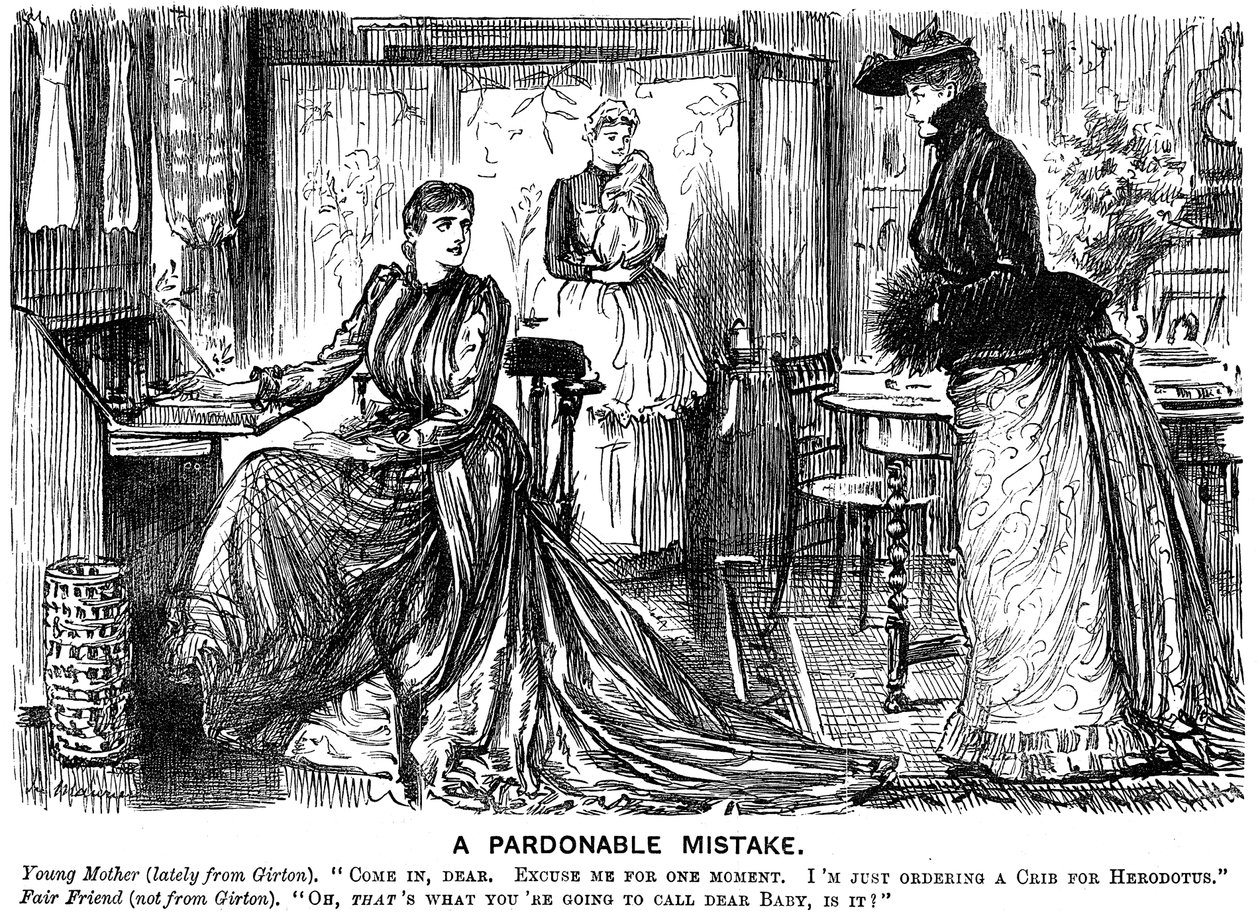 A Pardonable Mistake, 1889 by George du Maurier