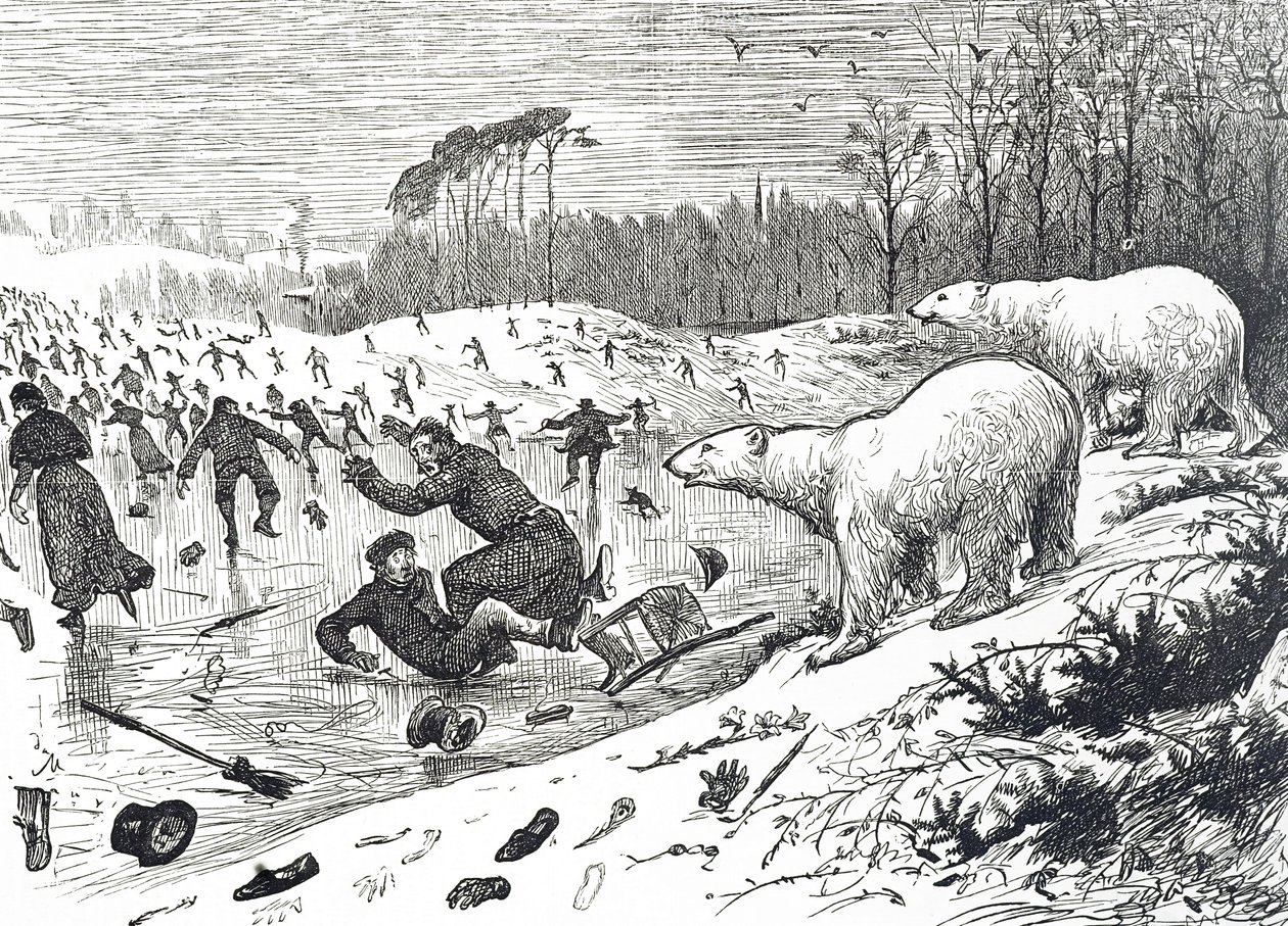 Londoners convinced that the new Ice Age had begun by George du Maurier