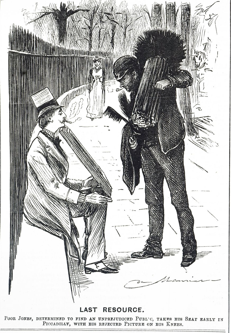 A chimney sweep and his brushes by George du Maurier