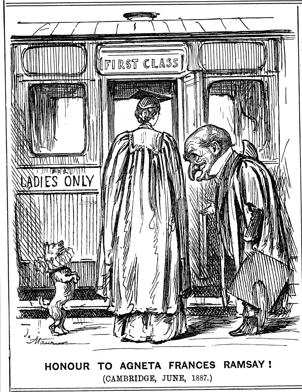 Honour to Agneta Frances Ramsay! Cambridge, June, 1887 by George du Maurier