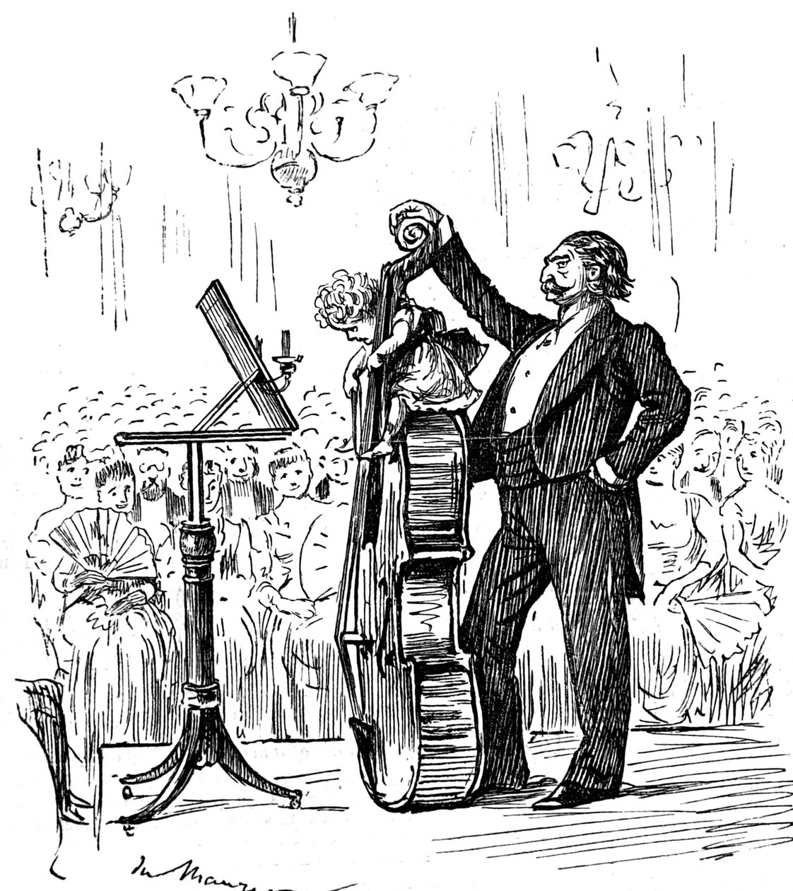 Infant musical prodigies are getting younger and younger by George du Maurier