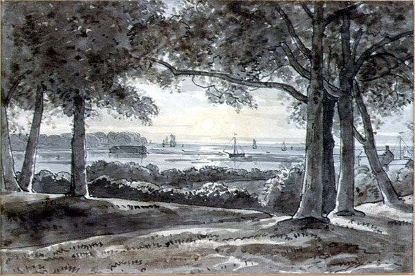 River Scene by George the Younger Barret