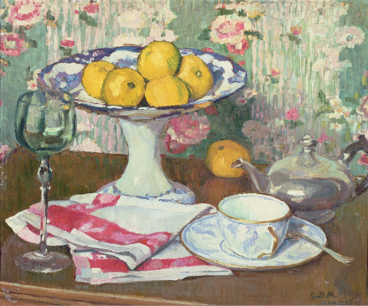 Still Life with a Fruit Dish by George Daniel de Monfreid
