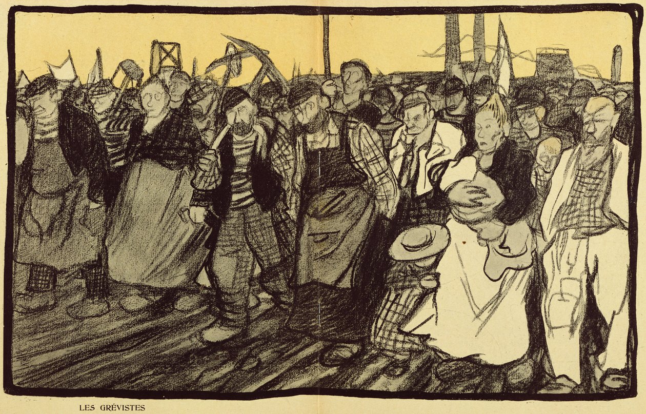 The Strikers, cartoon from 