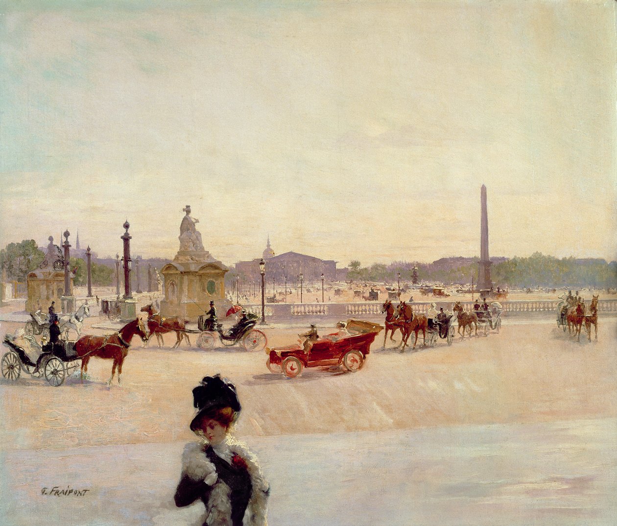 Place de la Concorde, Paris by Georges Fraipont