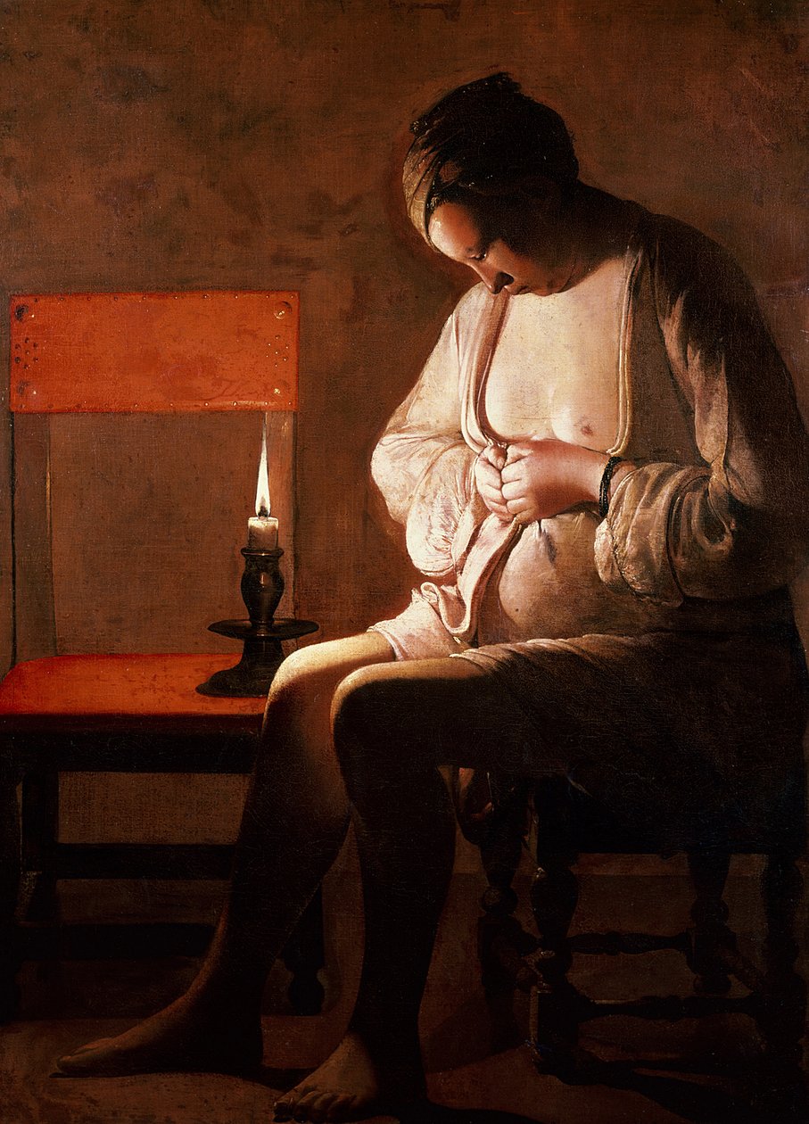 The Flea Catcher by Georges de La Tour