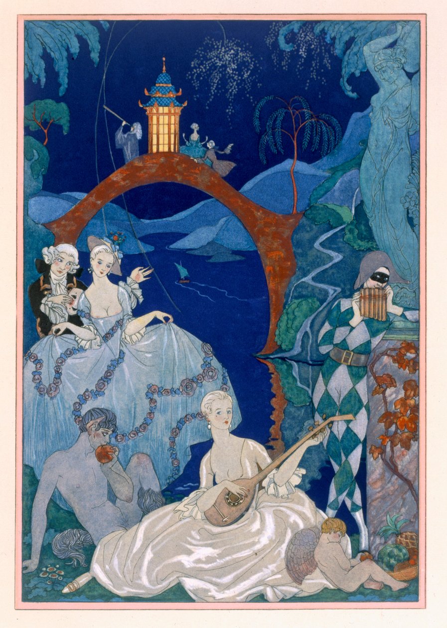 Ball Under the Blue Moon, illustration for 