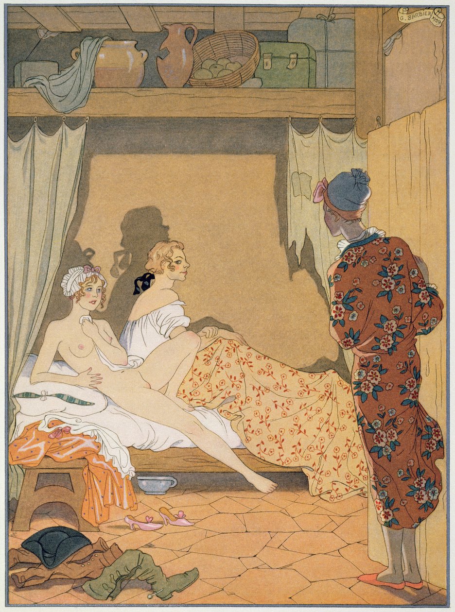 Bedroom Scene, illustration from 