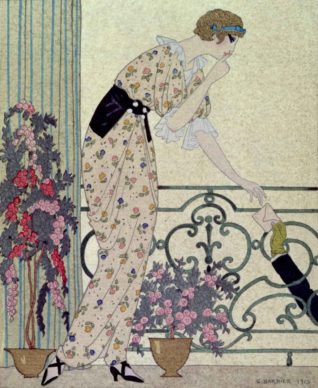 "Gazette du Bon Ton", Costume Plate from the "N