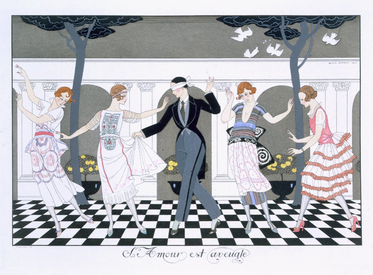 Love is Blind by Georges (after) Barbier