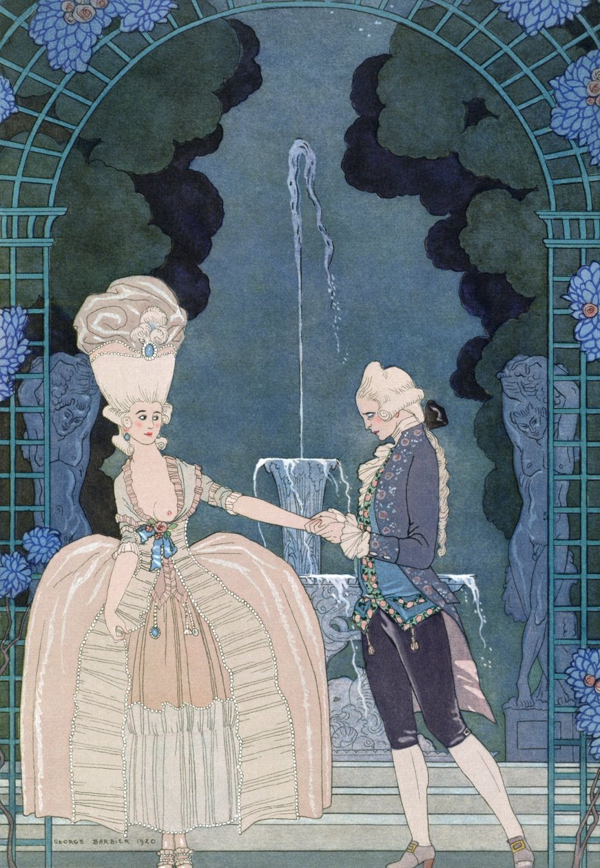 Love under the Fountain, illustration for 