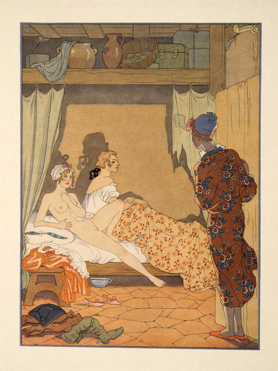 Bedroom Scene, Illustration from 