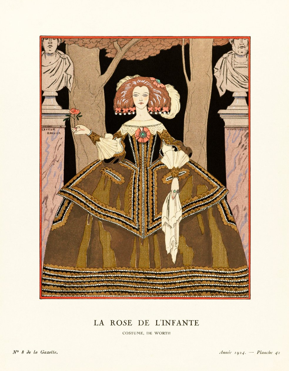 Illustration from Gazette du Bon Ton by Georges Barbier