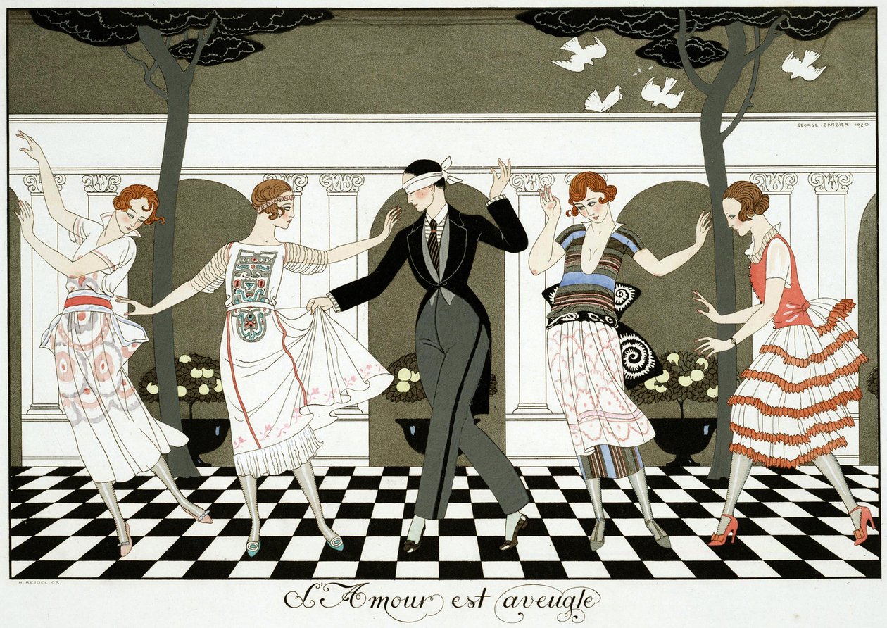 Love is blind by Georges Barbier