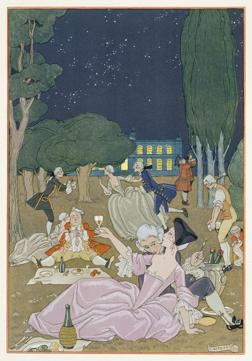On the Lawn, illustration for 