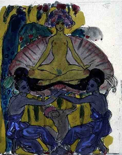 Study for The Birth of Venus by Georges Barbier