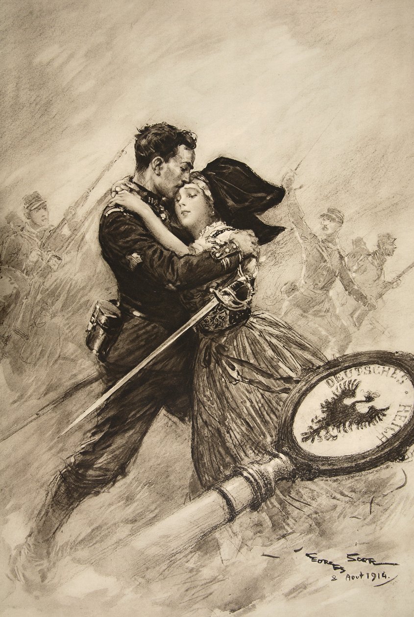 For Love and Country, 1914 by Georges Bertin Scott