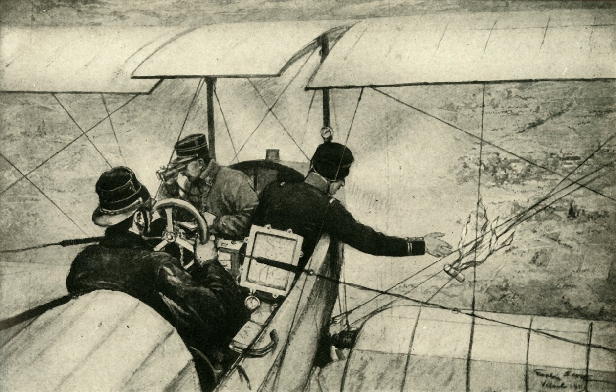The Fourth Arm in the Great War: French Air-scouts at Work, First World War, 1914-1918, c1920 by Georges Bertin Scott