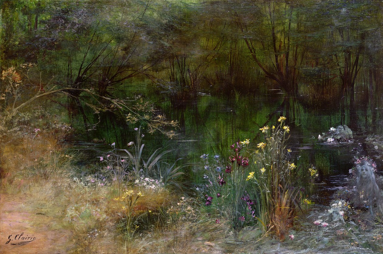 A Lake with Naiads by Georges Clairin