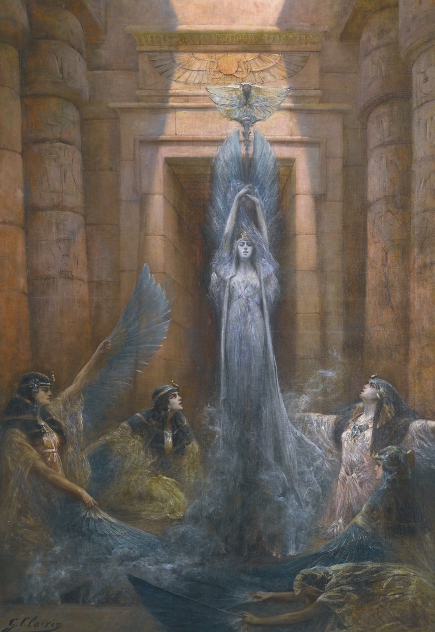 The Goddess Neith by Georges Clairin
