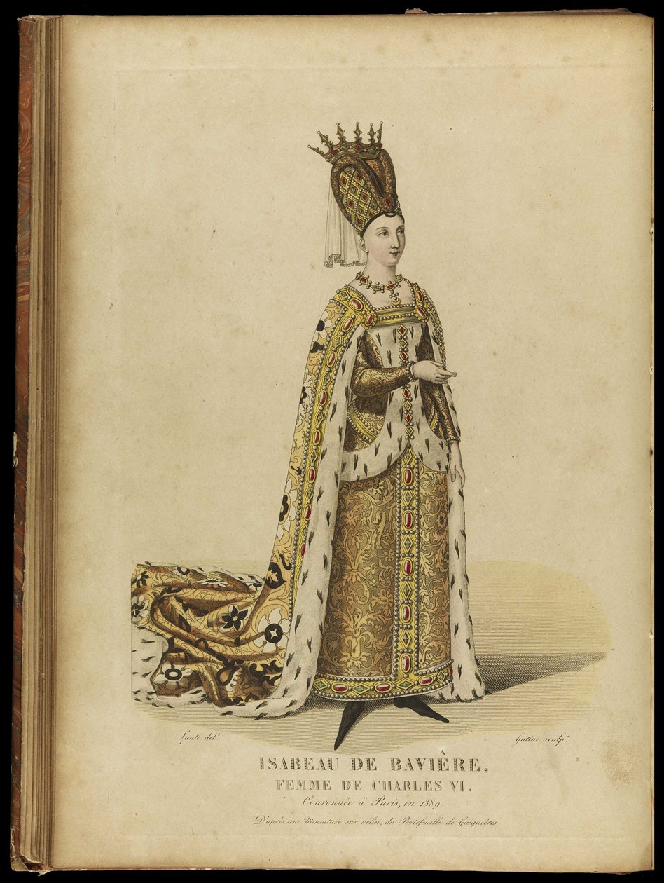 Isabeau de Bavière, Queen of France by Georges Jacques Gatine