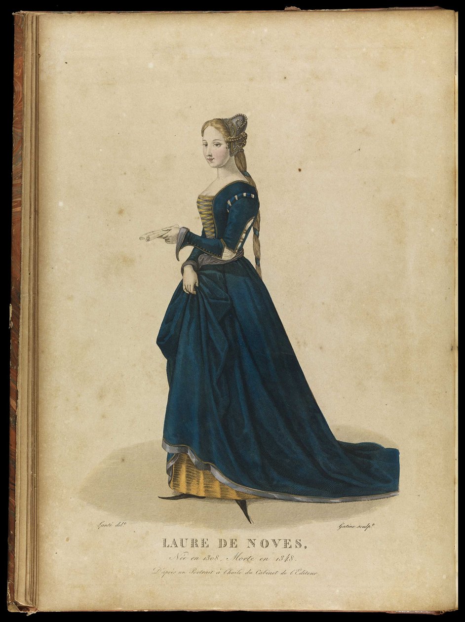 Laura de Noves 1310-1348, Late 18th Century by Georges Jacques Gatine
