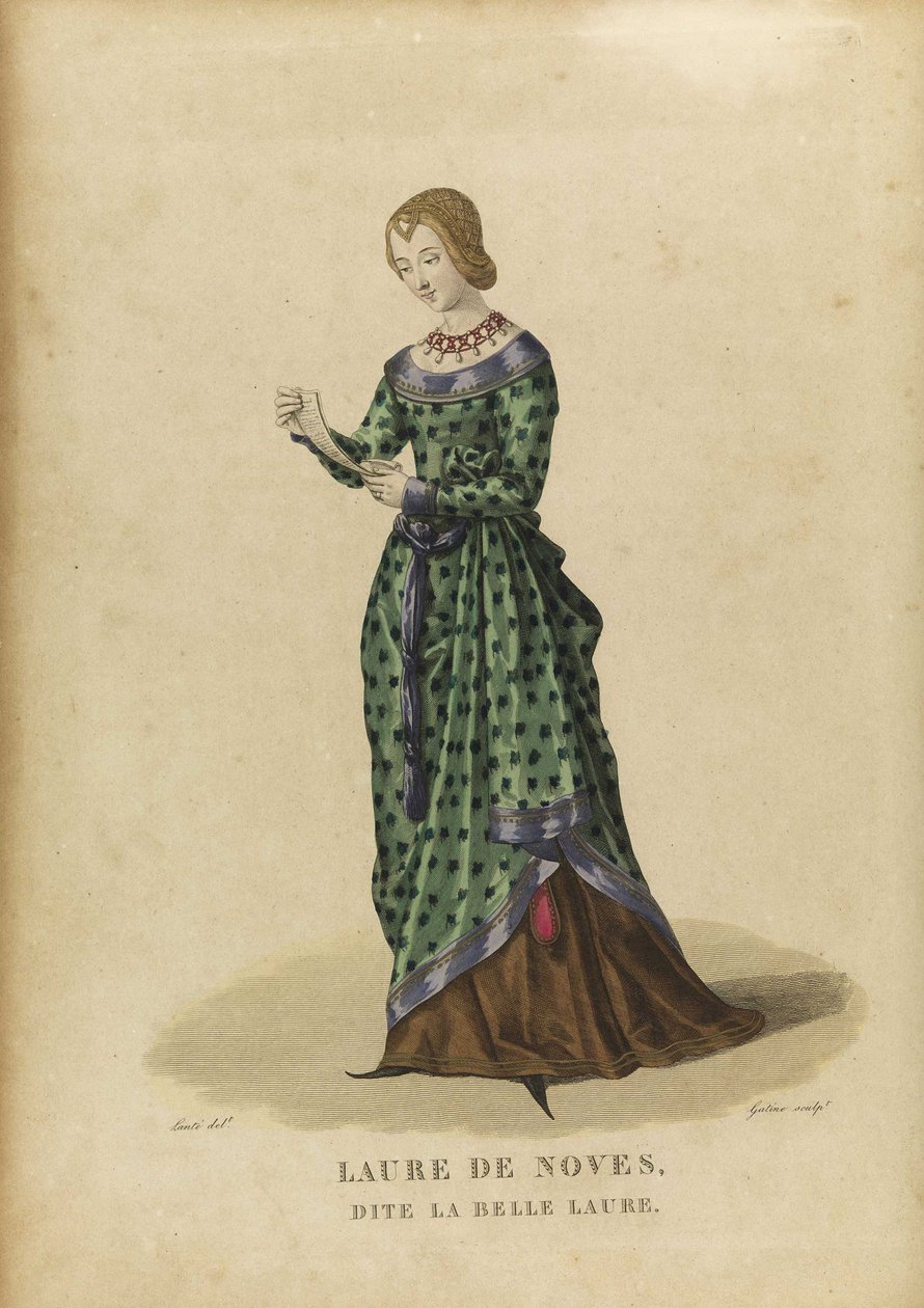 Laura de Noves by Georges Jacques Gatine
