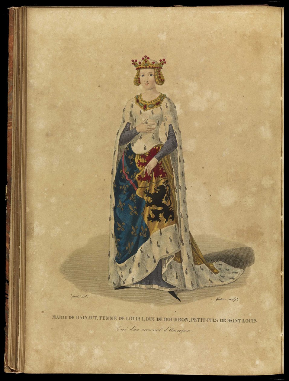 Mary of Avesnes 1280-1354 by Georges Jacques Gatine