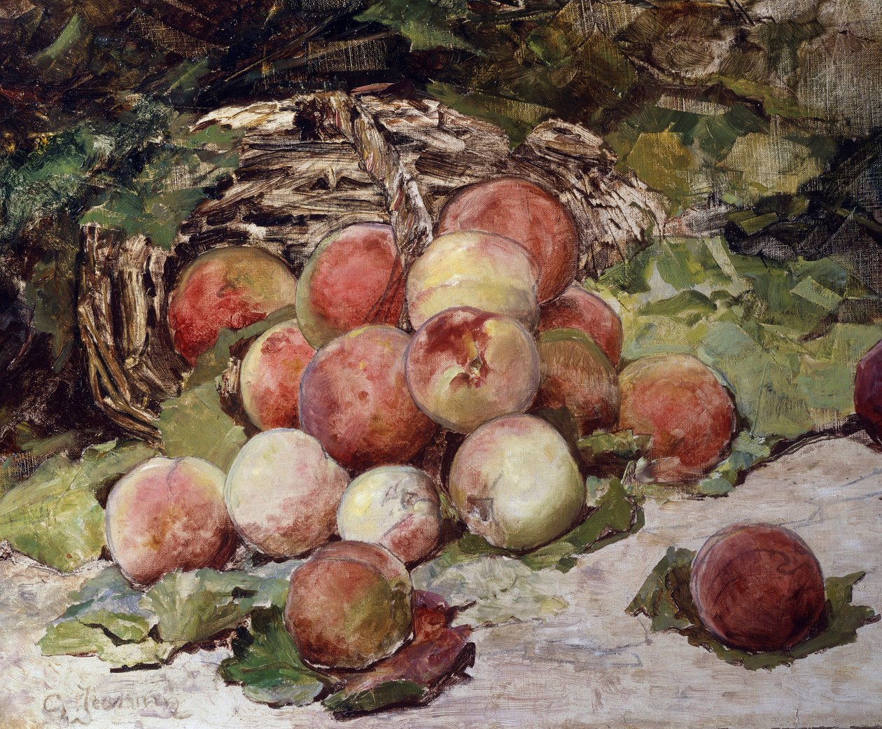Peaches by Georges Jeannin
