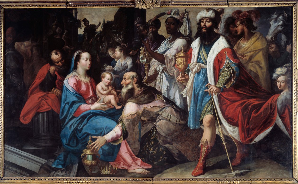 Adoration of the Magi by Georges Lallemand