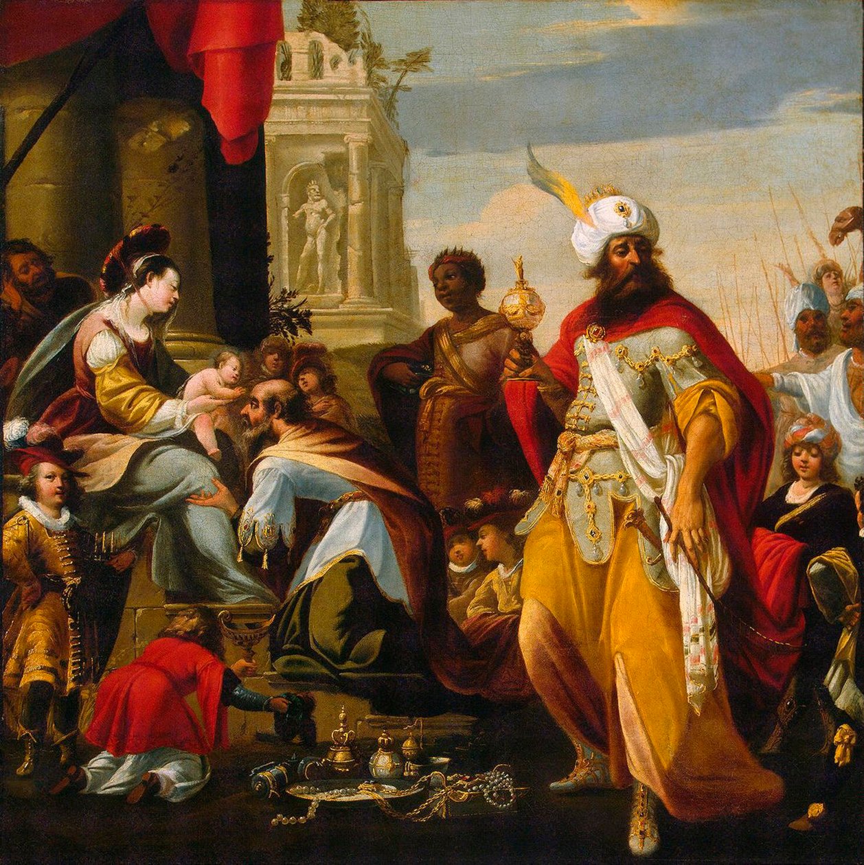 The Adoration of the Magi by Georges Lallemand