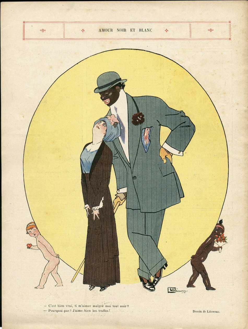 Illustration by Georges Leonnec in Le Rire by Georges Leonnec