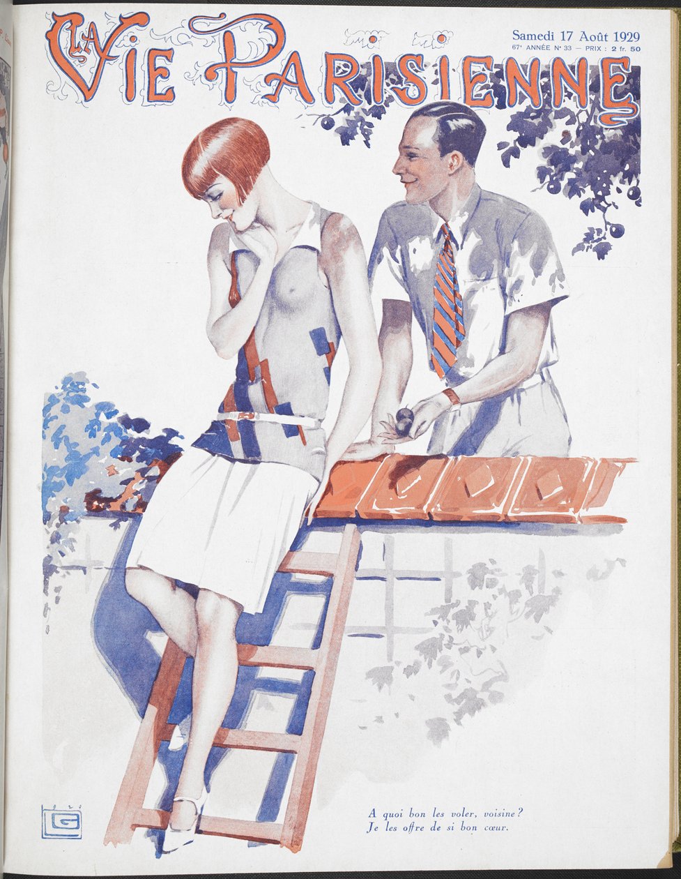 La Vie Parisienne, Illustration by Georges Leonnec