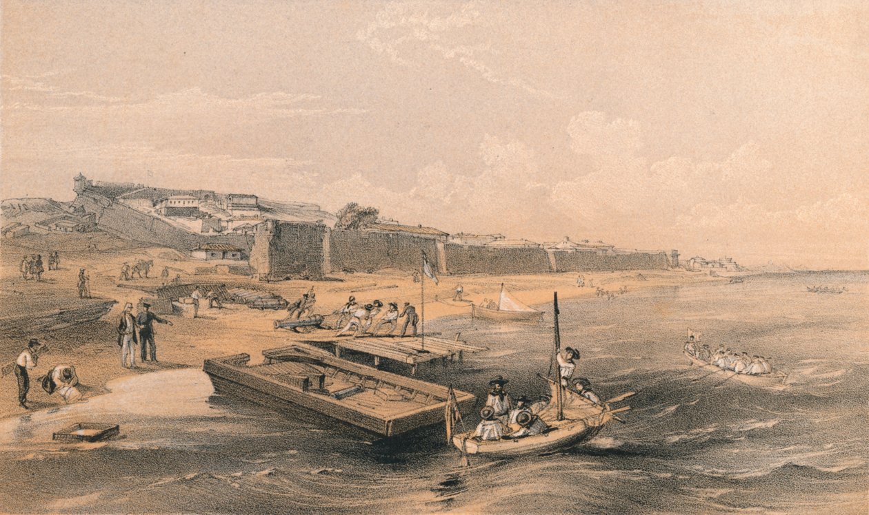 Fortress of Yenikale Looking Towards the Sea of Azov by Georges McCulloch