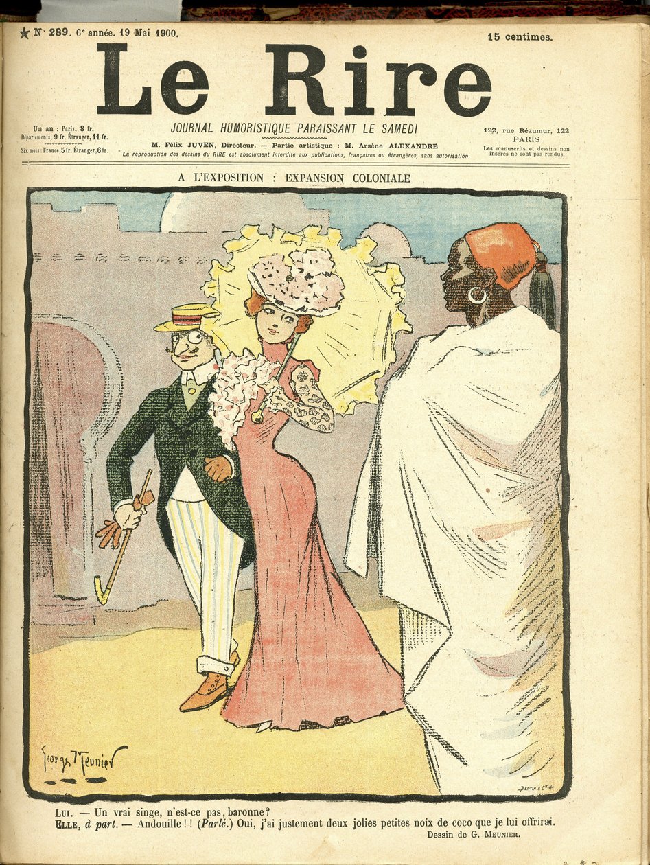 Illustration by Georges Meunier for the Cover of Le Rire by Georges Meunier