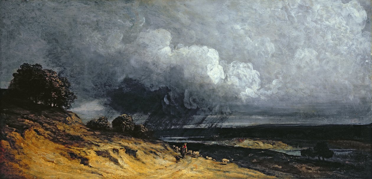 Storm near Montmartre by Georges Michel