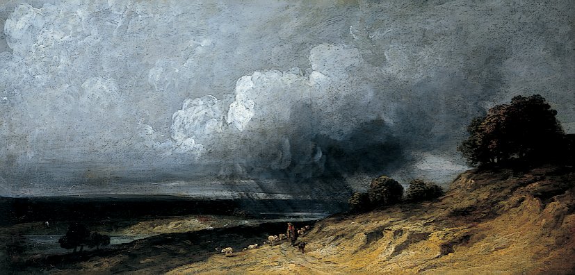 Storm over Montmartre by Georges Michel