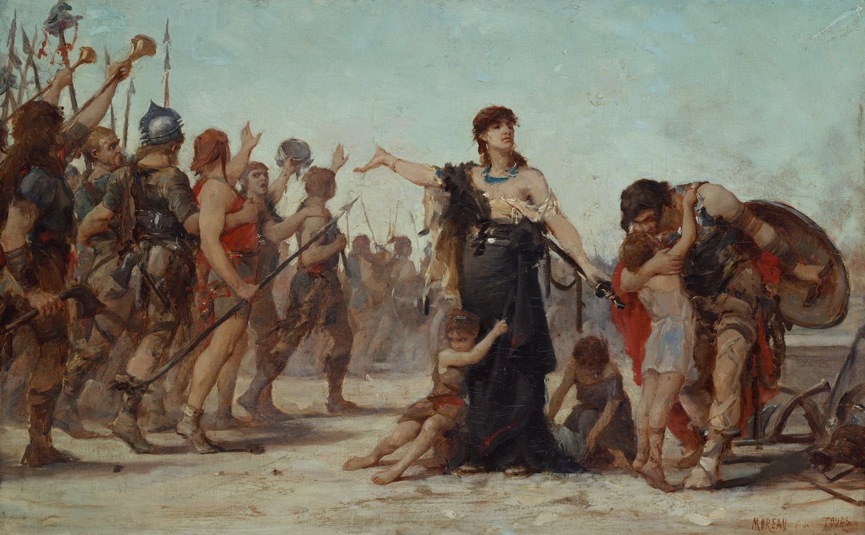 The Sacrifice to the Fatherland by Georges Moreau de Tours
