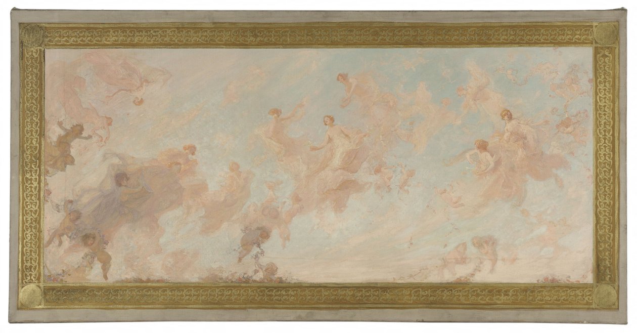 Sketch for the 15th Arrondissement Town Hall: The Dawn, circa 1928 by Georges Picard