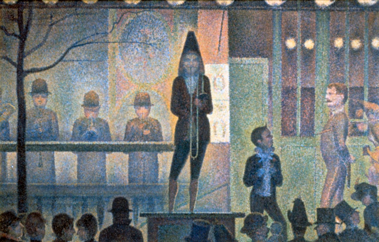 Circus Sideshow by Georges Pierre Seurat
