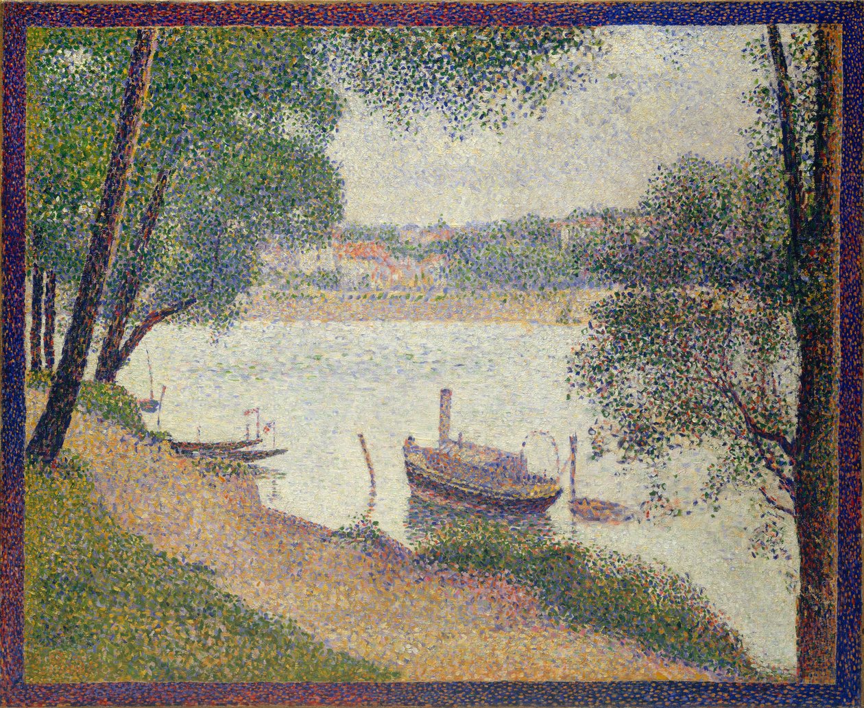 Gray Weather, Grande Jatte by Georges Pierre Seurat
