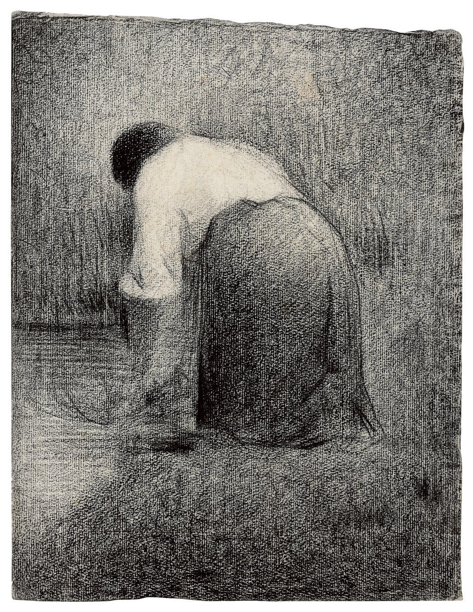 Kneeling Woman by Georges Pierre Seurat