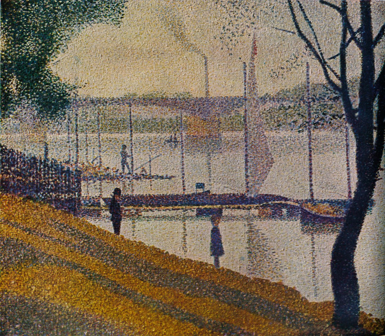 Le Pont de Courbevoie, 1886 by Georges Pierre Seurat