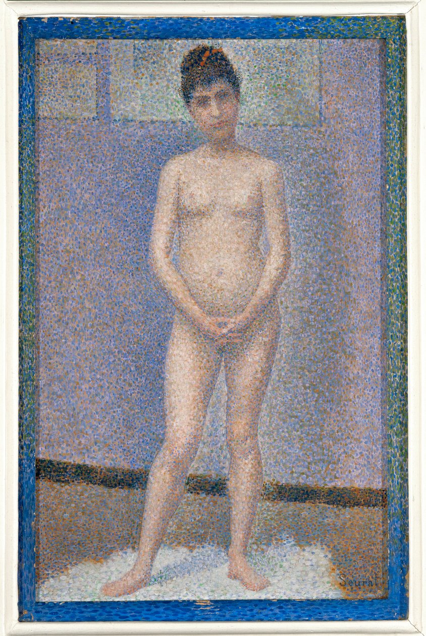 Model, front view by Georges Pierre Seurat